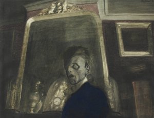 Autoportret przed lustrem, 1908.