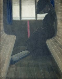 Kobieta z pociągu, Wdowa autorstwa Leon Spilliaert