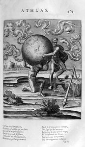 Atlas, 1615 autorstwa Leonard Gaultier