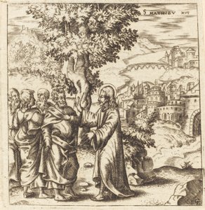 Chrystus upomina swoich uczniów autorstwa Leonard Gaultier