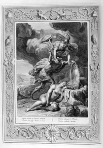 W mitologii greckiej Perseusz podcina głowę Gorgony Meduzy