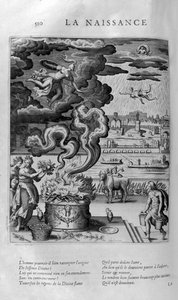 Narodziny, 1615 autorstwa Leonard Gaultier