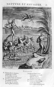 Neptun i Amimon, 1615 autorstwa Leonard Gaultier