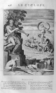 Polifem olbrzymi syn Posejdona i Thoosa w mitologii greckiej, jeden z cyklopów opisanych w Odysei