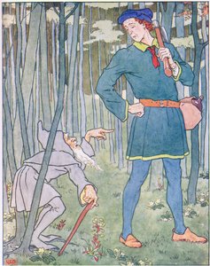 Spotkał małego, szarego staruszka autorstwa Leonard Leslie Brooke