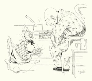 Miałem małą kurę, najładniejszą jaką widziałem (grawerunek) autorstwa Leonard Leslie Brooke