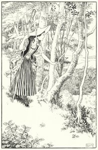 Little Bo-Peep (grawerunek) autorstwa Leonard Leslie Brooke