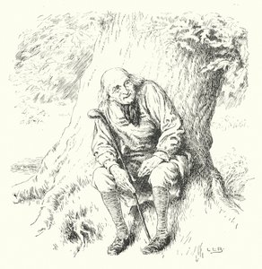 Mówi dąb człowieka sikora (grawerowanie) autorstwa Leonard Leslie Brooke