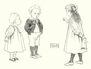 Z czego zrobieni są mali chłopcy; z czego zrobieni są mali chłopcy (grawerunek) autorstwa Leonard Leslie Brooke