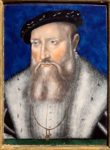 Claude de Guise, około 1567 r. (polichromowana emalia na miedzi) autorstwa Leonard Limosin