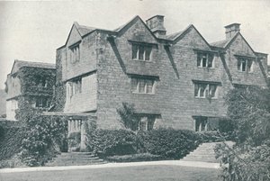 Eyam Hall, Derbyshire, c1907 autorstwa Leonard Willoughby