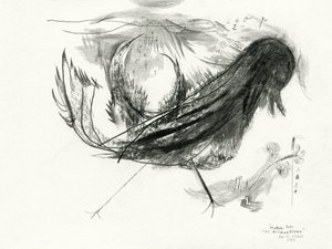 Surrealistyczny ptak z krainy fantazji autorstwa Leonardo Flores