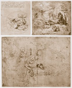 Alegorie, XV wiek. autorstwa Leonardo da Vinci