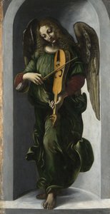 Anioł w zieleni z Vielle, ok. 1930 r. 1490-1499 autorstwa Leonardo da Vinci,