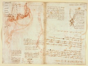 Arundel 263, f.148v autorstwa Leonardo da Vinci