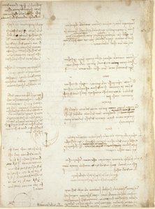 Arundel 263, f.151v, Notatki i przybliżone diagramy z „Codex Arundel” (pióro i atrament na papierze) autorstwa Leonardo da Vinci