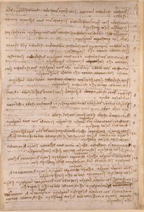 Arundel 263, f.154v, notatki Leonarda da Vinci z „Codex Arundel” (pióro i atrament na papierze) autorstwa Leonardo da Vinci
