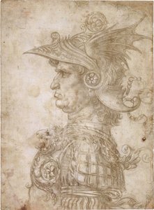 Popiersie wojownika autorstwa Leonardo da Vinci