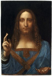 Przed Chrystusem Nas Salvatore autorstwa Leonardo da Vinci