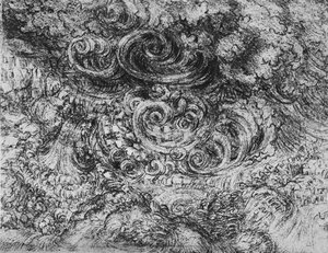 Potop, ok. 1480 1945 autorstwa Leonardo da Vinci