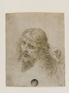 Głowa Chrystusa ukoronowana cierniami, ok. 1930 r. 1500. autorstwa Leonardo da Vinci