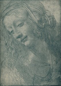 Głowa Dziewicy, XV w., 1932 autorstwa Leonardo da Vinci