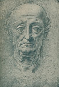 Głowa starego człowieka, ok. XV w., 1932 r. autorstwa Leonardo da Vinci