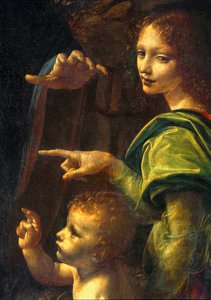 La Vierge aux rochers - Madonna ze skał ... autorstwa Leonardo da Vinci