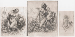 Leda i łabędź, c1504-1506 autorstwa Leonardo da Vinci