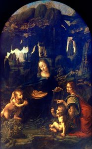 Madonna ze Skał, 1482-1486 autorstwa Leonardo da Vinci