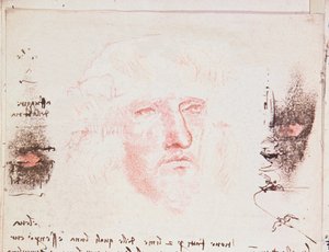Notatki o zmianach kierunku w locie, strona rękopisu z Codici Rari III 35.2, fol. 10v z Traktatu o locie ptaków, 1505 (pióro i atrament na papierze) autorstwa Leonardo da Vinci