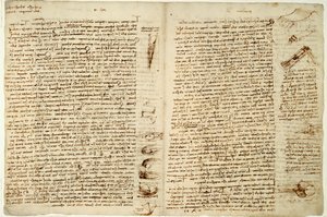 Codex Hammer lub Codex Leicester, 1508-12 autorstwa Leonardo da Vinci