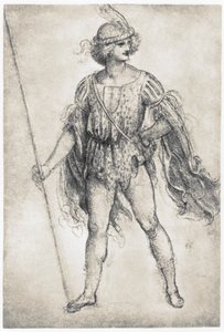 Młodość w stroju maskarady, 1506-1507 autorstwa Leonardo da Vinci