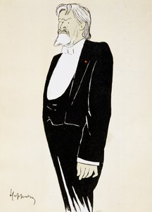 Aktor Jean Mounet-Sully (1841-1916), karykatura Leonetto Cappiello (1875-1942) autorstwa Leonetto Cappiello