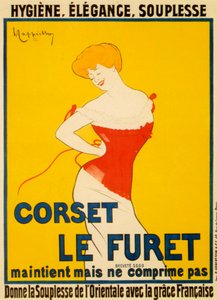 Gorset Le Furet autorstwa Leonetto Cappiello