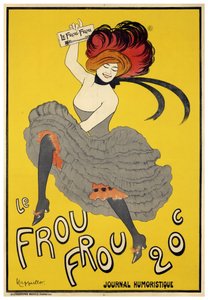 Le Frou-Frou (1899) wydanie inauguracyjne autorstwa Leonetto Cappiello