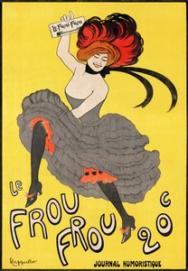 Plakat Le Frou Frou autorstwa Leonetto Cappiello autorstwa Leonetto Cappiello