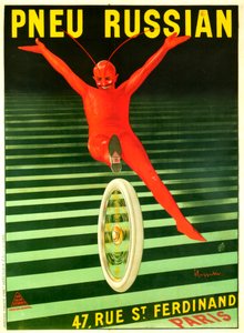 Pneu Russian American autorstwa Leonetto Cappiello