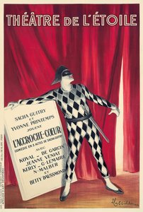 Teatr Gwiezdny, 1923. autorstwa Leonetto Cappiello