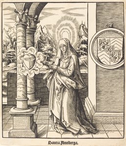 Saint-Amelberga autorstwa Leonhard Beck