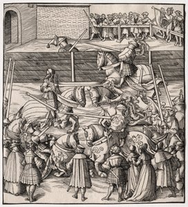 Sztuka potyczki i przechylania, 1513-1518. autorstwa Leonhard Beck