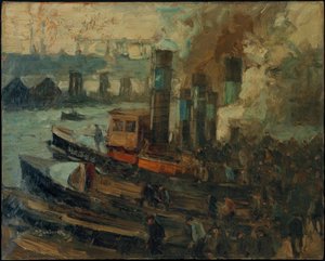 Wyjazd ludu Schauer (Hamburg) autorstwa Leonhard Sandrock
