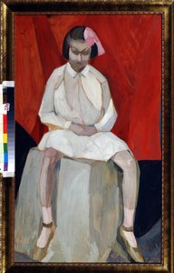 "La petite filet sir un tsube" Peinture de Leonid Terentiyevich Chupyatov (Chupiatov) (1890-1941) 1920 environ Kolekcja prywatna autorstwa Leonid Terentlevich Chupyatov
