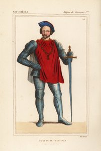Jacques de Chabannes, seigneur de la Palice, francuski oficer wojskowy autorstwa Leopold Massard