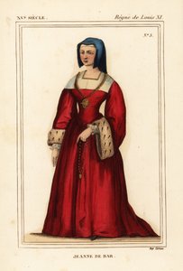 Jeanne de Bar, jedyna córka Roberta de Bar, żony Ludwika de Luxembourg