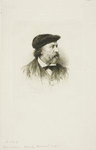 Portret Daubigny autorstwa Leopold Massard