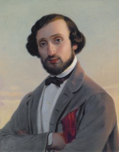 Portret Ludwiga Augusta Frankla von Hochwart (1810-1894) autorstwa Leopold Pollak