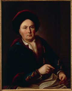 Portret Ludwiga van Beethovena, kapelmistrza (1712-73), dziadka kompozytora Ludwiga Beethovena autorstwa Leopold Radoux