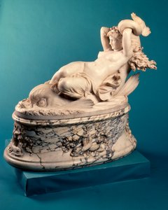Galatea na delfinie, ok.1880 autorstwa Leopoldo Ansiglione