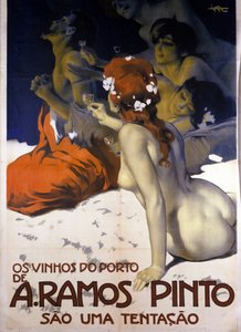 Reklama win portugalskich. Plakat Leopoldo Metlicovitz, ca. 1915.